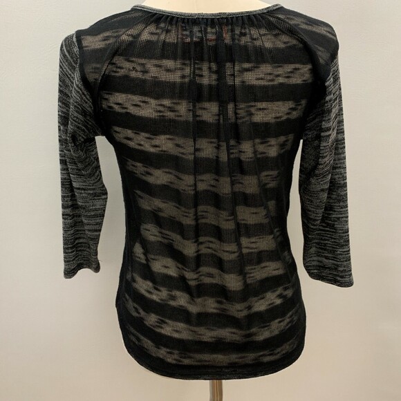 Lily White Women’s Top Small Black Sheer Back - Picture 5 of 10